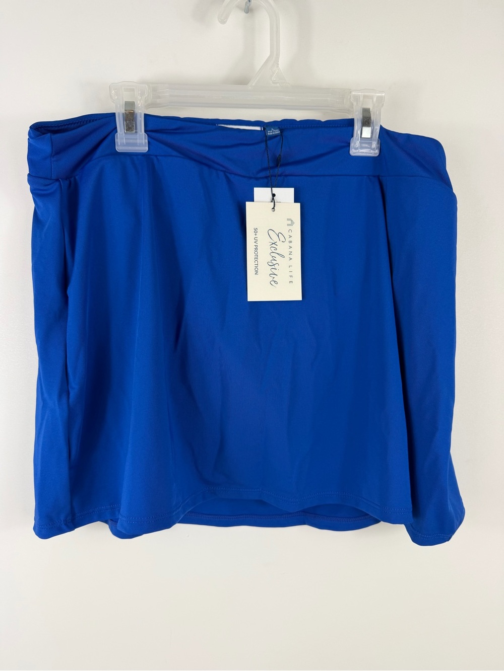 Cabana Life Exclusive Royal Blue Swim Skirt NEW Large